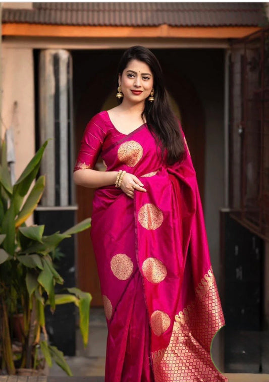 Soft Lichi Silk Cloth saree